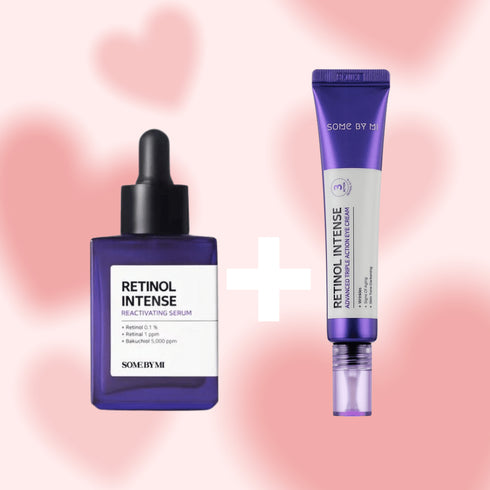 Retinol Duo Favorites( Ser anti-imbatranire cu 3 tipuri de retinol+Cremă anti-îmbătrânire cu retinol pentru zona ochilor) - WowSkin Romania